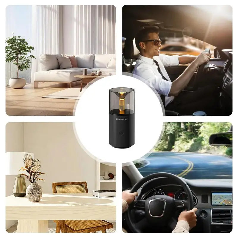 Air Humidifier Car Aromatherapy Spray Mini Car Aroma Diffuser Car Office Desktop Humidifier Portable USB Car Humidifier Diffuser