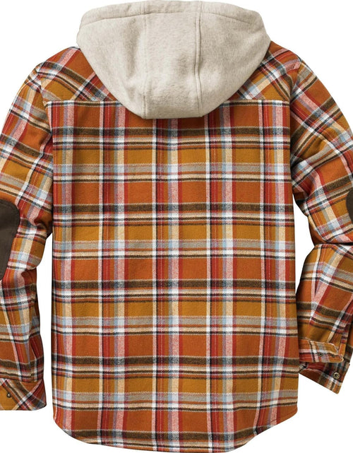 Load image into Gallery viewer, Men&#39;S Camp Night Berber Lined Hooded Flannel Shirt Jacket
