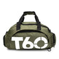 T60 Waterproof Gym Sports Bags Men Women Molle Fitness Training Backpacks Multifunctional Travel/Luggage Bolsa Shoulder Handbags